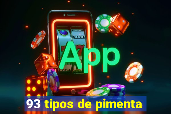 93 tipos de pimenta